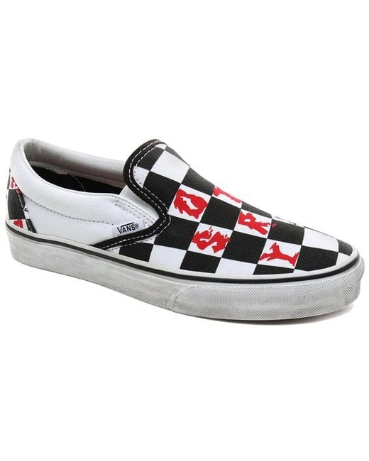Vans White Vivienne Westwood X Slip-On 'Anglomania' for men