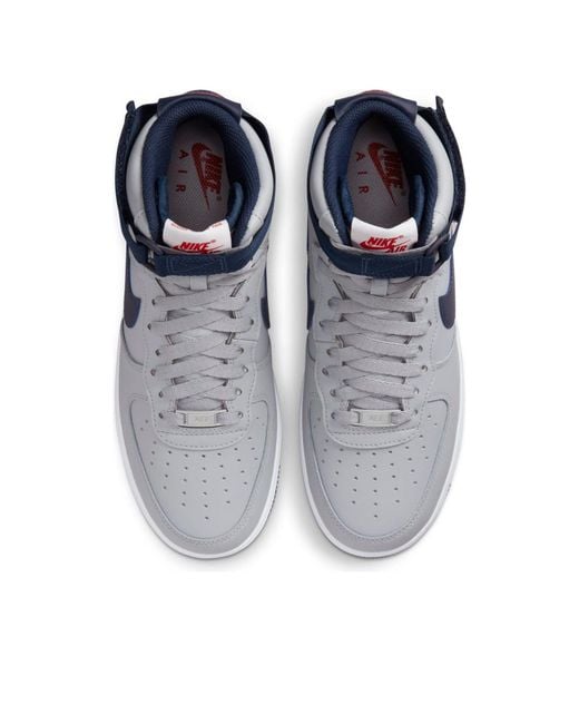 Nike Blue (Wmns) Air Force 1 High 'New England Patriots'