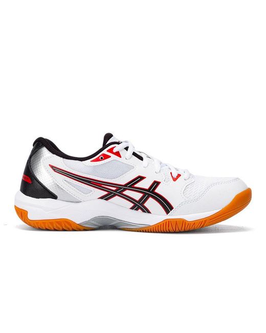 Asics White Gel-Rocket 10 Classic' for men