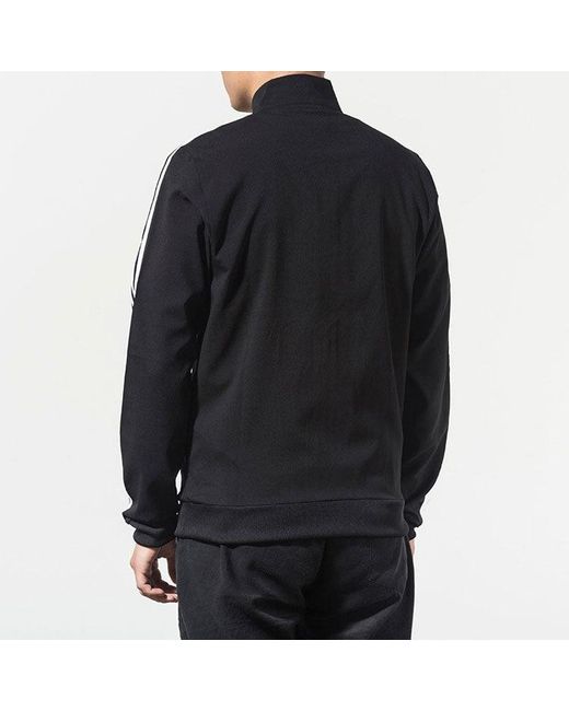 Adidas Black E 3S Tt Wvn Sports Woven Jacket for men