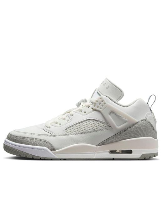 Nike White Spizike Low 'Summit Metallic' for men