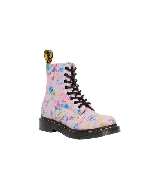 Dr. Martens Blue (Wmns) 1460 Pascal Suede Lace Up Boots
