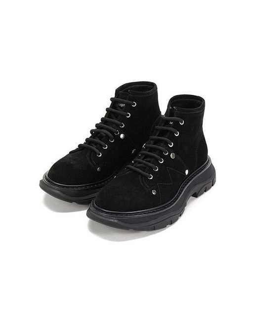 McQueen Black (Wmns) Tread Slick Boot