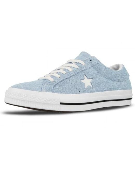Converse Blue One Star Suede Ox Chill' for men