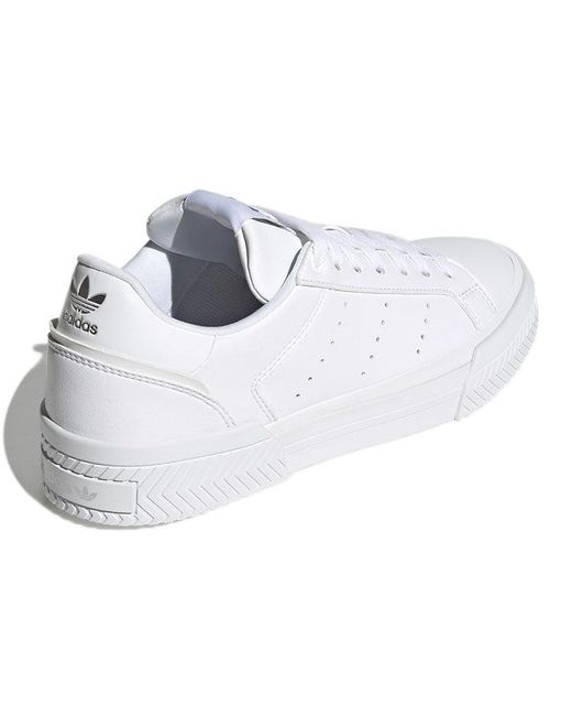 Adidas White (Wmns) Court Tourino 'Triple'