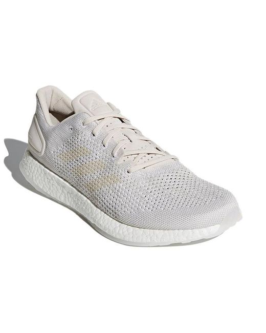 Adidas White Pureboost Dpr 'Chalk Pearl' for men