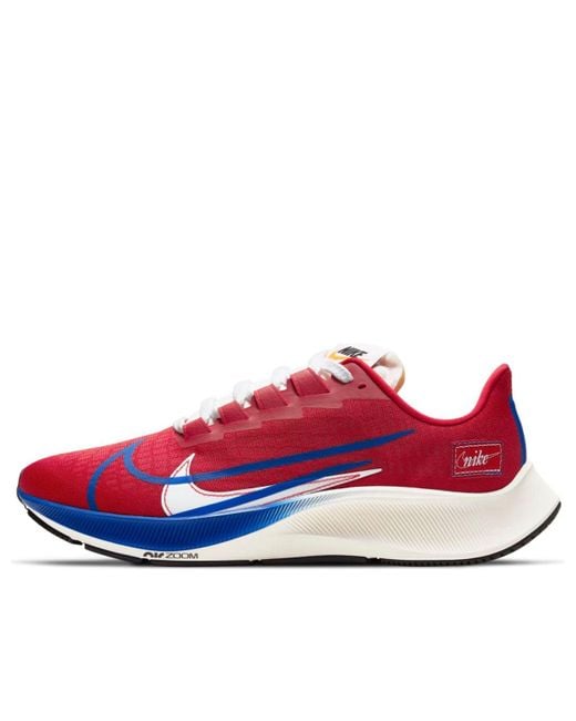 Nike Red Air Zoom Pegasus 37 Premium 'Gym Game Royal' for men