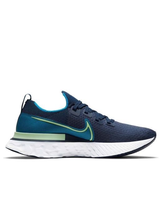 Nike Blue React Infinity Run Flyknit Dark for men