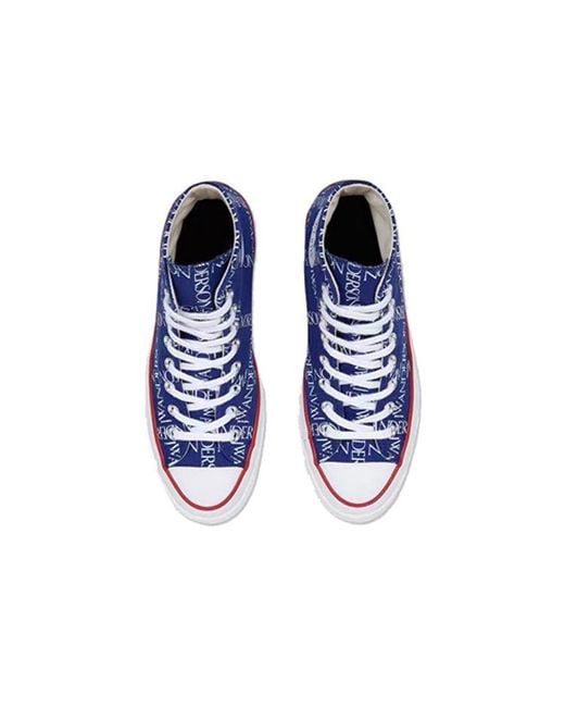 Converse Blue J.W. Anderson X Chuck 70 Hi Top 'Grid' for men