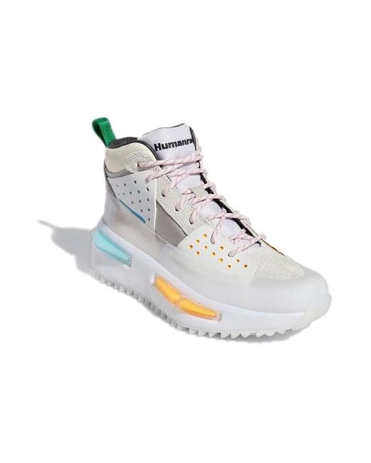 Adidas White X Pharrell Hu Nmd_S1 Ryat 'Core' for men
