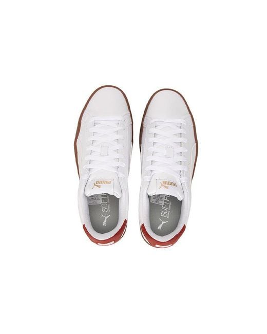 PUMA White Smash Vulc V3 Lo Chili Oil Gum' for men