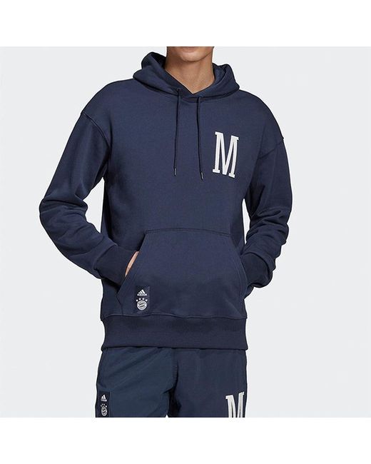 Adidas Blue Fcb Ssp Bayern Munich Soccer/Football Sports Pullover for men