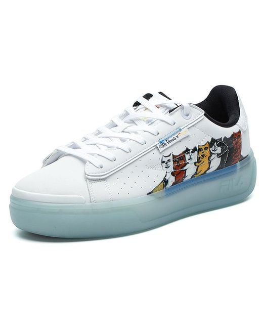 Fila Blue Fashion Court Low-Top Sneakers for men