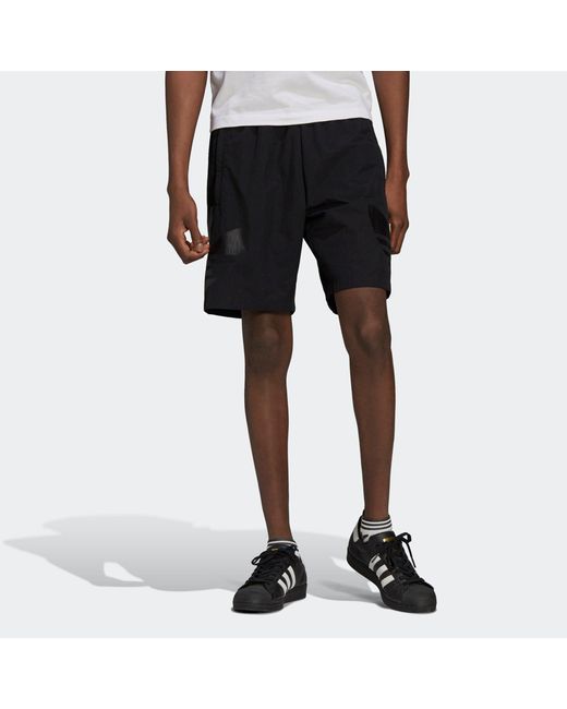 Adidas Blue Originals Tricolor Short2 Printing Sports Short Pant for men