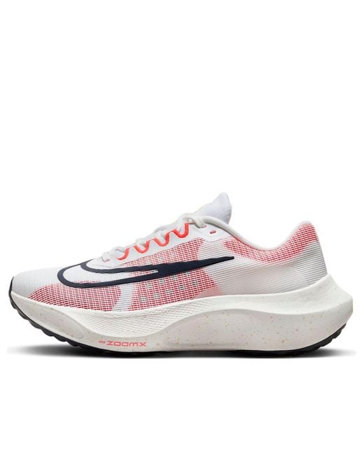 Nike White Zoom Fly 5 Running Shoe for men