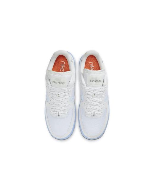 Nike White Air Force 1 React Qs Ice' for men