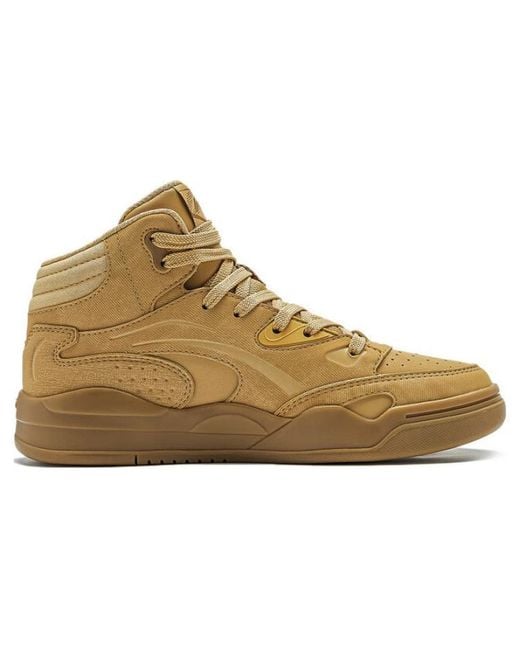 Li-ning Brown (Wmns) Moyuan High 'Khaki'