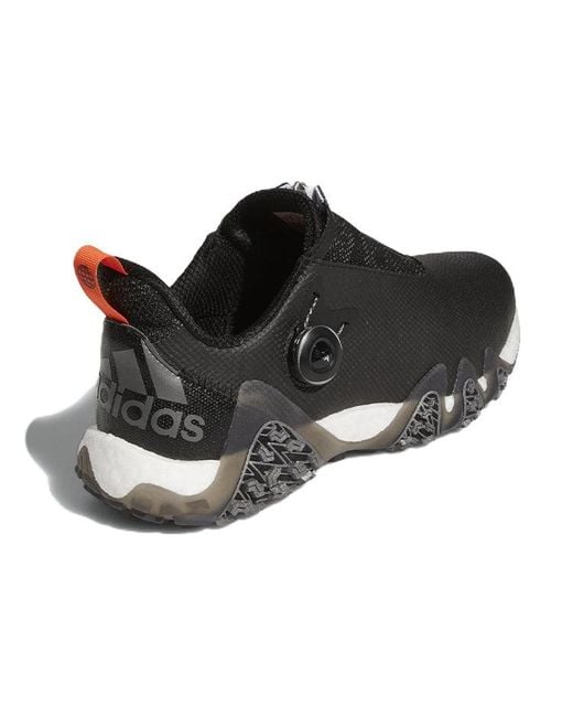 Adidas Black Codechaos 22 Boa Golf Dark Metallic' for men