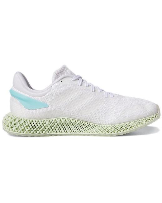 Adidas White Parley X 4D Run 1.0 Ltd Spirit' for men