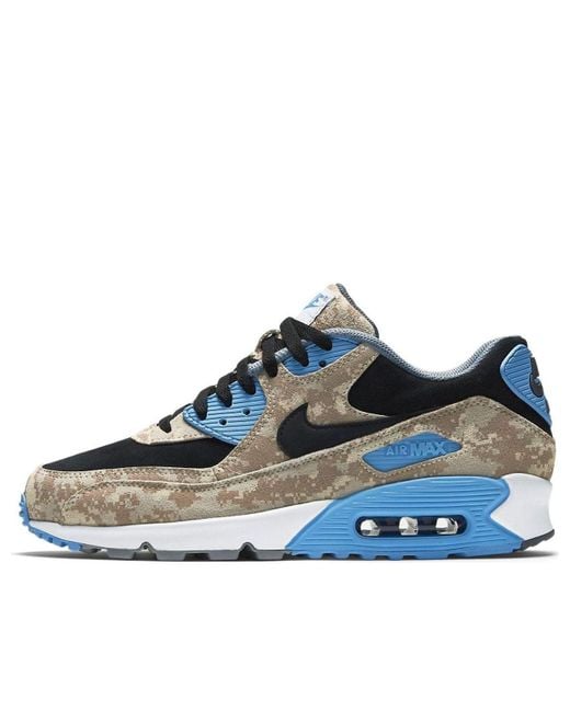 Nike Blue Air Max 90 Premium 'Digi Camo' for men
