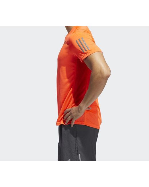 Adidas Red Gym Breathable Short Sleeve for men