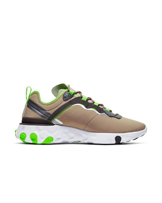Nike Green React Element 55 'Lime' for men