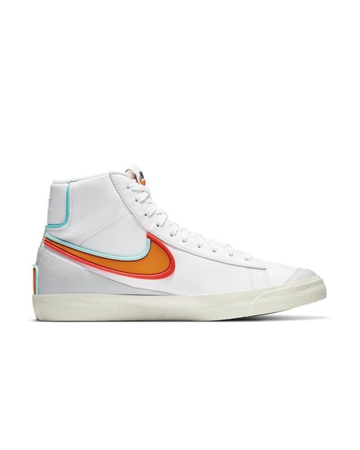 Nike White Blazer Mid '77 Infinite Kumquat' for men
