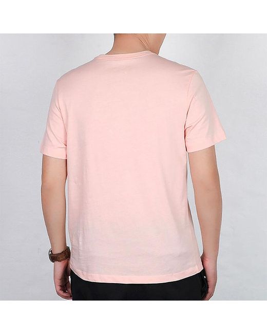 Nike Pink As M Sportswear Nsw Tee Shoe Printing Short Sleeve Coral for men