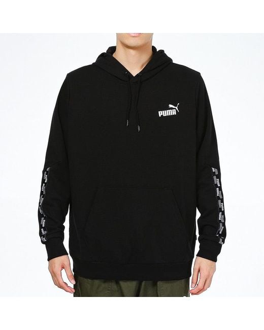 PUMA Black Essentials Tape Sweatshirt for men
