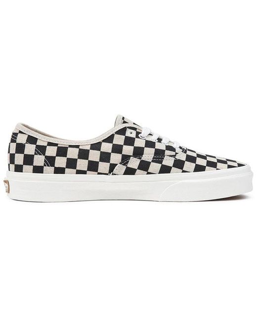 Vans White Authentic Classic Casual Skateboarding Shoes for men