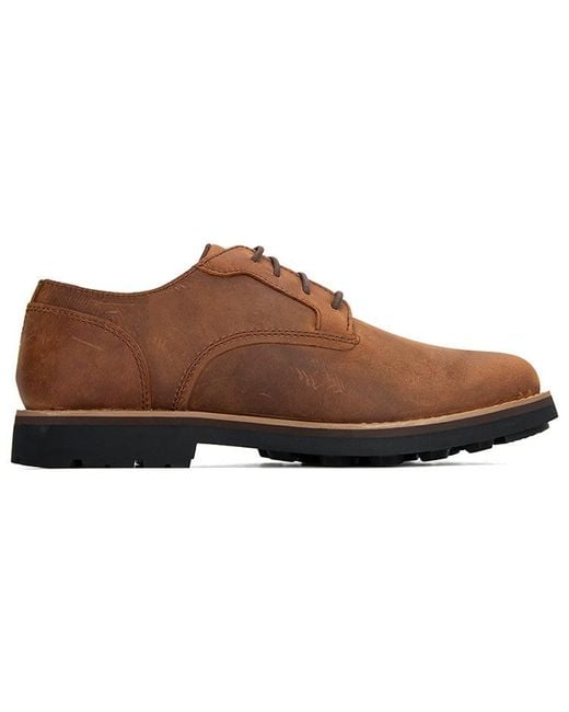 Timberland Brown Crestfield Waterproof Oxford Shoes 'Rust' for men