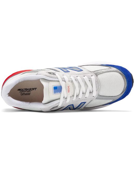New Balance White 990V5 Made for men