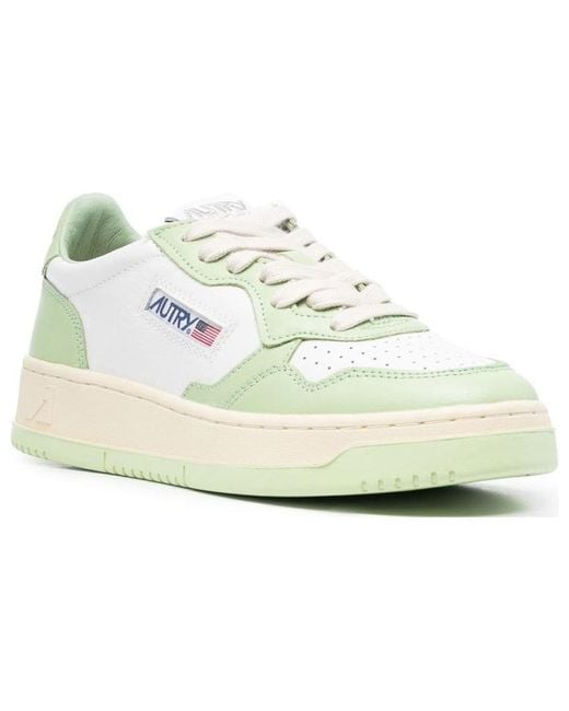 Autry White (Wmns) Medalist Low Top Bicolor
