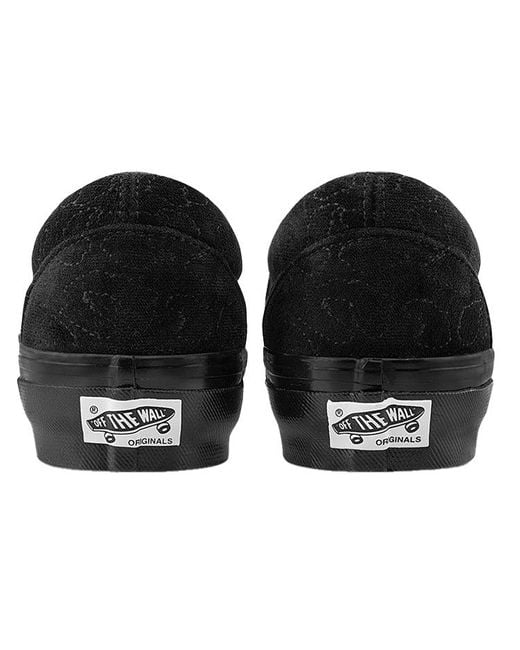 Vans Black Og Classic Slip-On Lx 'Velvet Emboidery for men