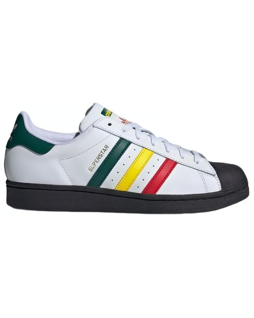 Adidas Blue Originals Superstar 'Rasta' for men