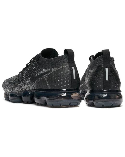 nike vapormax flyknit 2 black and grey