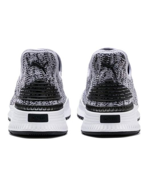 PUMA White Avid Evoknit 'Mosaic' for men