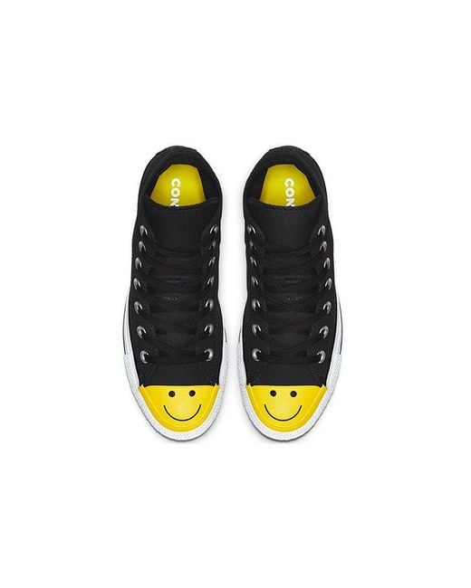 Converse Blue Chuck Taylor All Star High 'Smiley Face for men