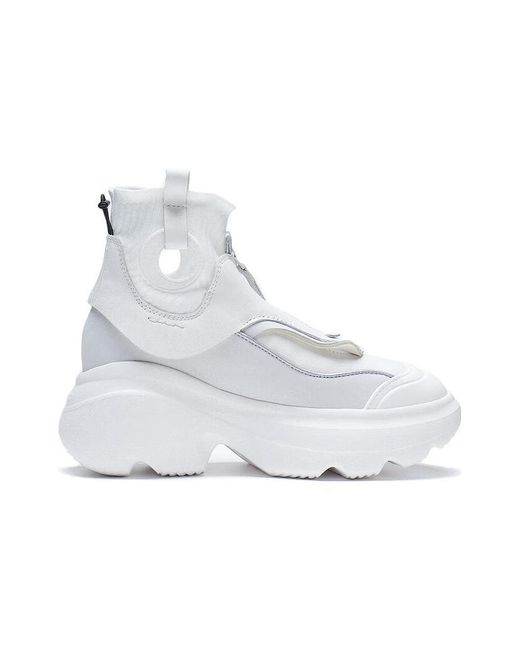 Li-ning White (Wmns) Puff High