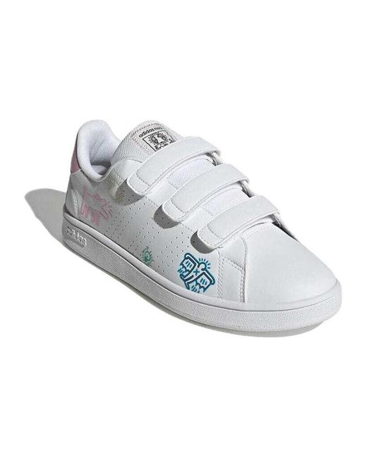 Adidas White Keith Haring X Neo Advancourt Base for men