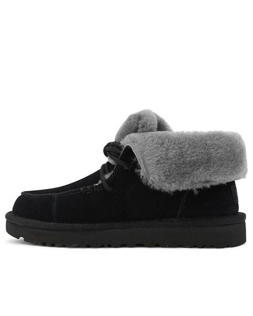 Ugg Black (Wmns) Diara Lacing Fleece Lined