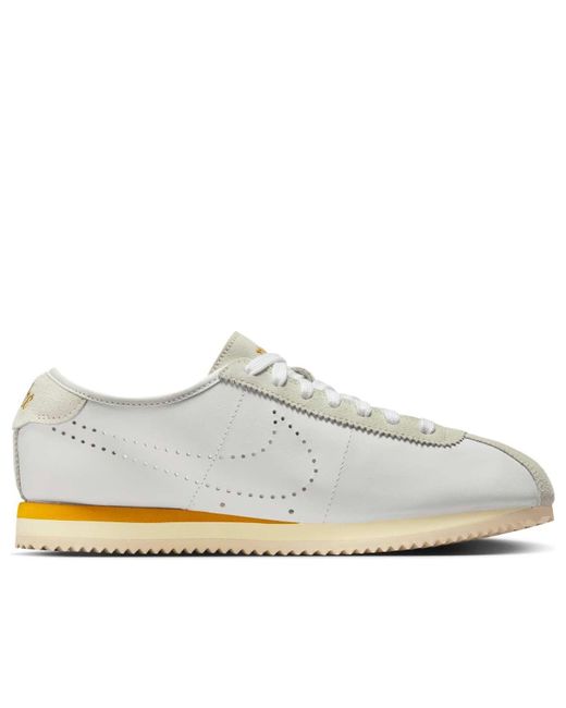 Nike White (Wmns) Cortez Bronze Perforated Swoosh'