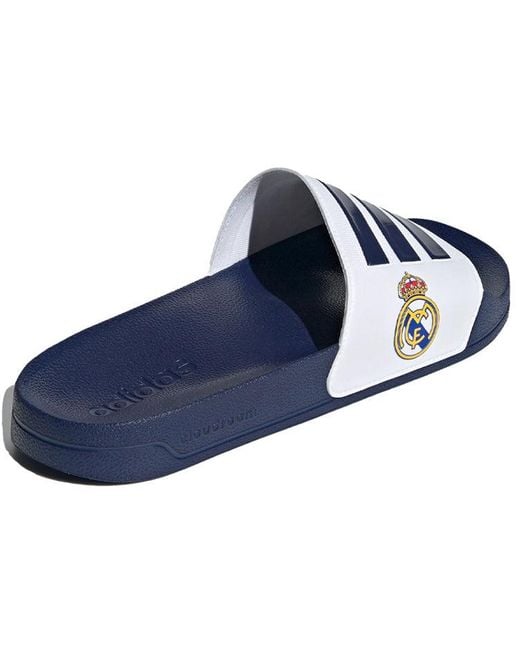 Adidas Blue Adilette Shower 'Real Madrid' for men