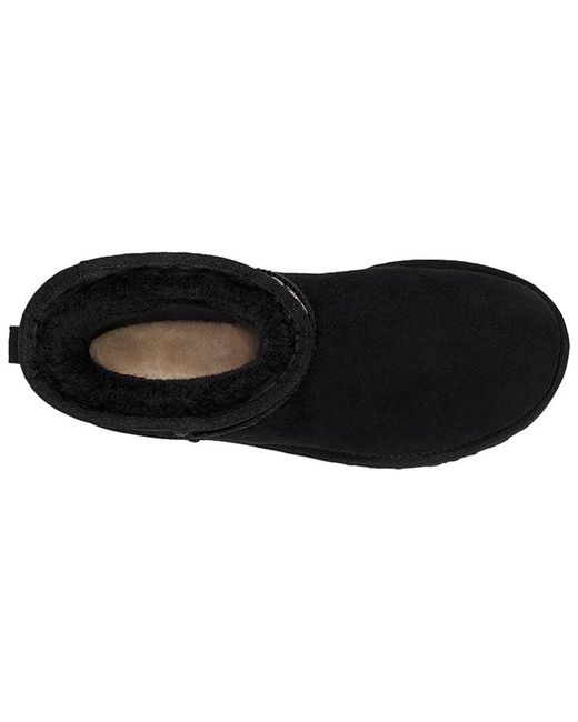 Ugg Black (Wmns) Classic Mini Stud Ii Rivets Snow Boots