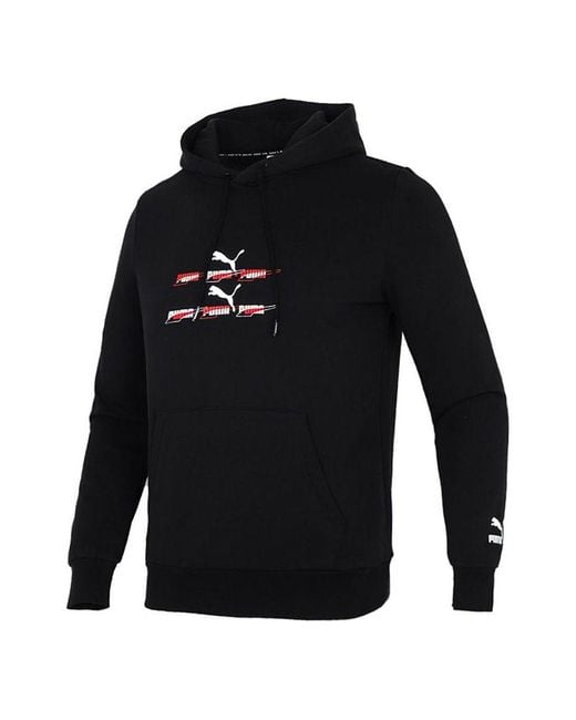PUMA Blue Sports Knit Cardigan Hoodie for men