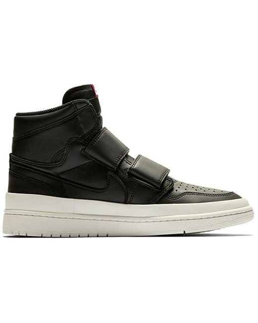 Nike Black Air Jordan 1 Retro High Double-strap Shoe for men