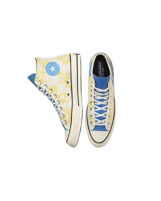 Converse Blue Chuck 70 High 'Sunny Floral