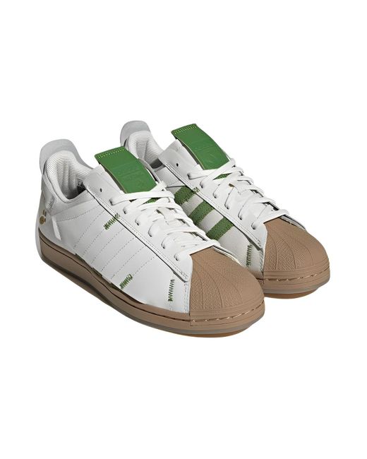 Adidas White Originals Superstar X Melting Sadness Karoro Hole for men