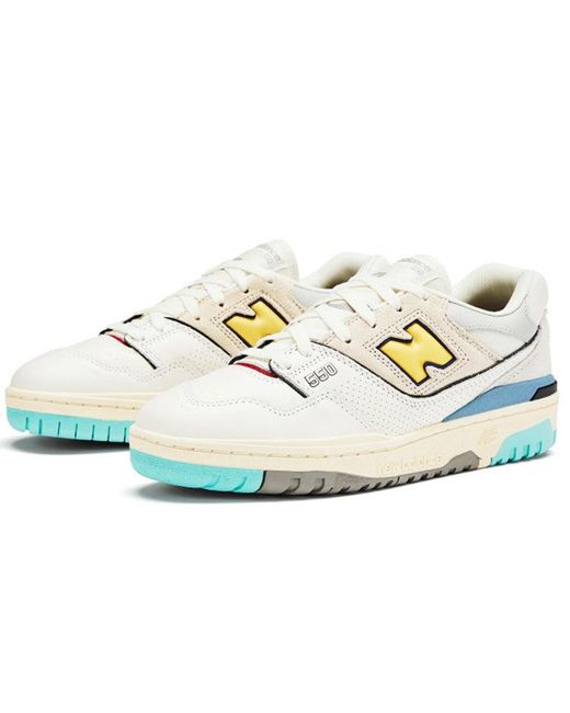 New Balance White 550 for men