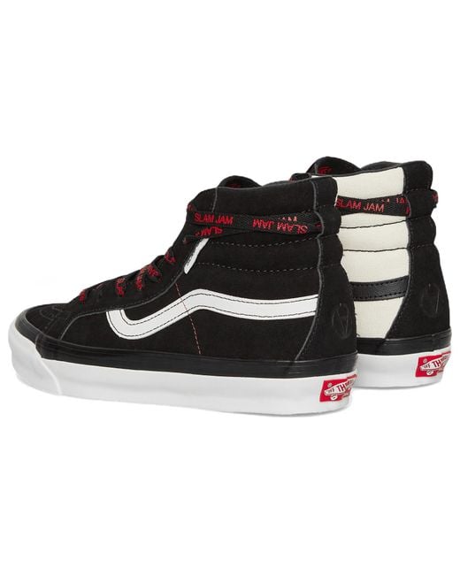 Vans Black Sk8-Hi Og Lx X Slam Jam for men